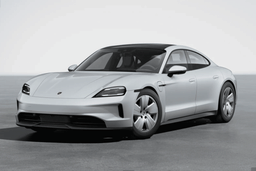 Porsche Taycan Color Ice Grey Metallic Porsche Taycan Color Ice Grey Metallic